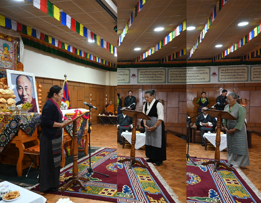 འོས་བསྡུའི་ལས་འཕར་འགན་འཛིན་གཉིས་ཀྱིས་ལས་ཁུར་དམ་འབུལ་ཞུས།